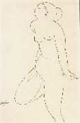 Amedeo Modigliani Standing Female nude USA oil painting artist
